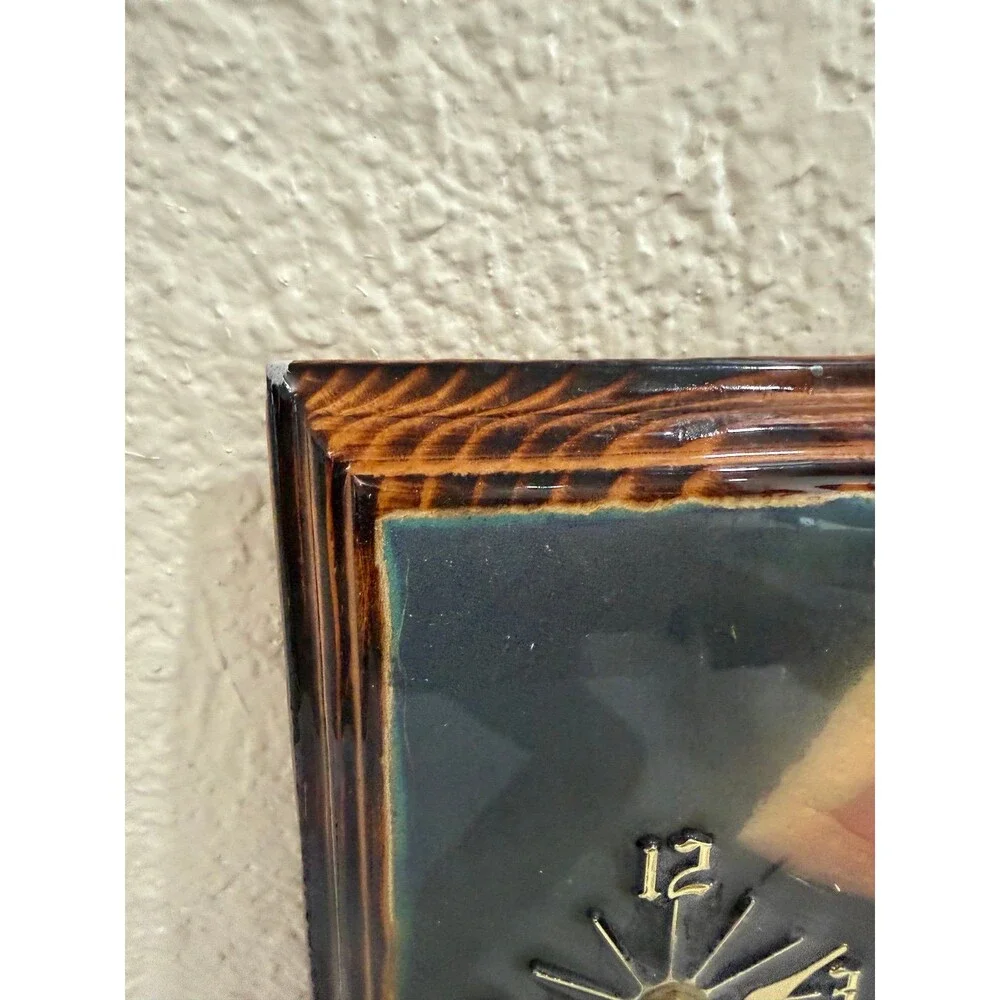 Vintage Mother Poem Wall Clock Rose Gift